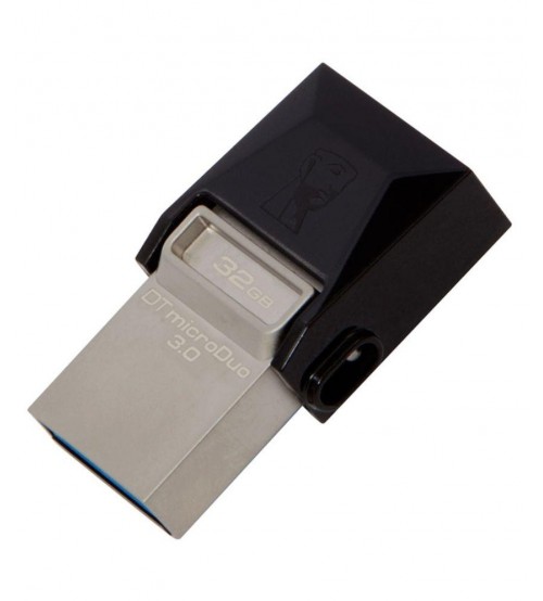 Kingston DT MicroDuo 32 GB USB 3.0 OTG Pen Drive, Black
